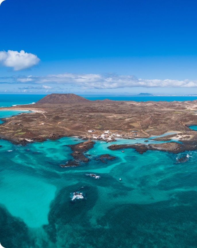 Paisaje en Isla de Lobos