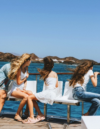 grupo en Isla de Lobos