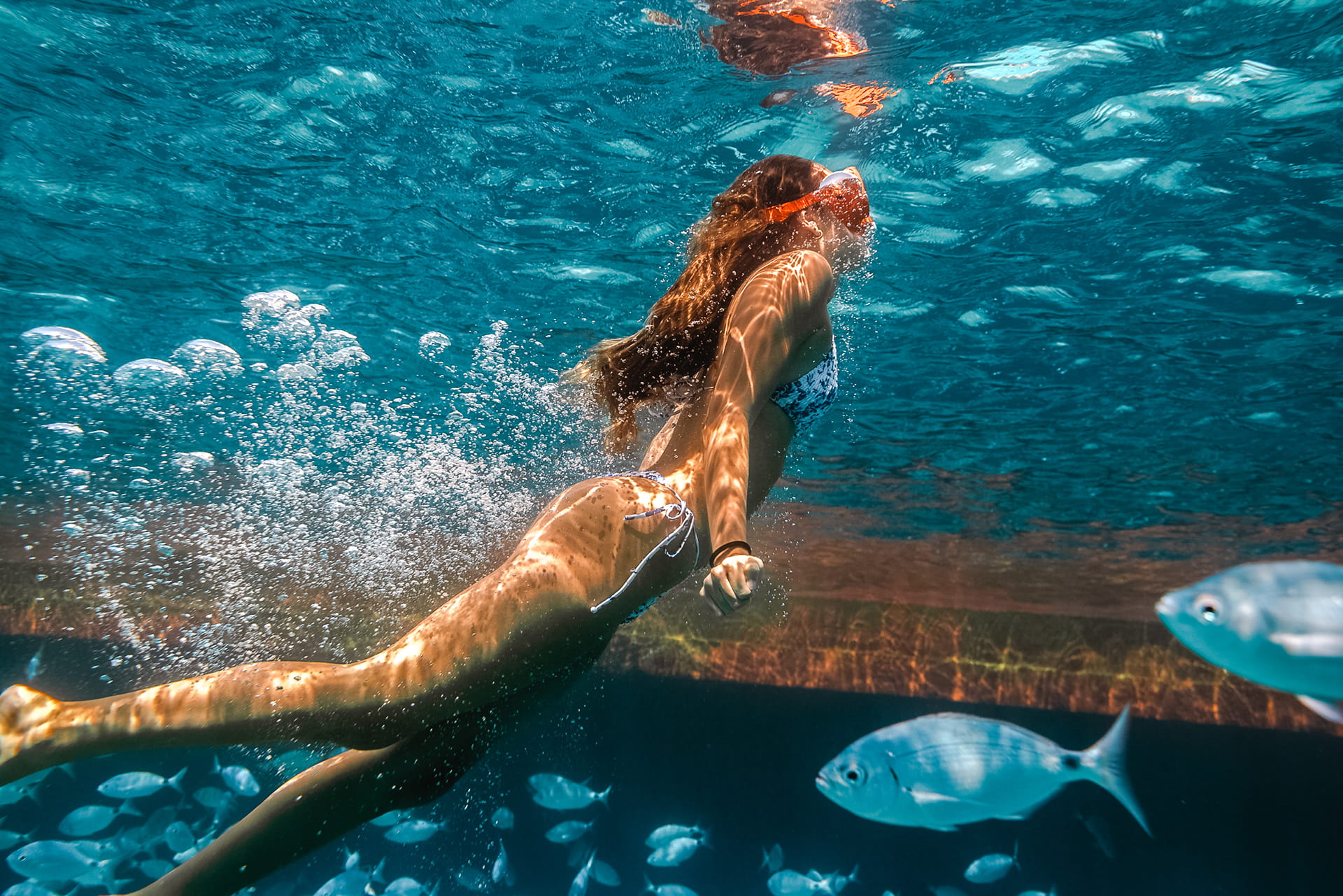 Haciendo snorkel en Isla de Lobos