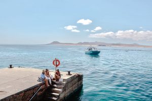 Barco Watertaxi en Isla de Lobos