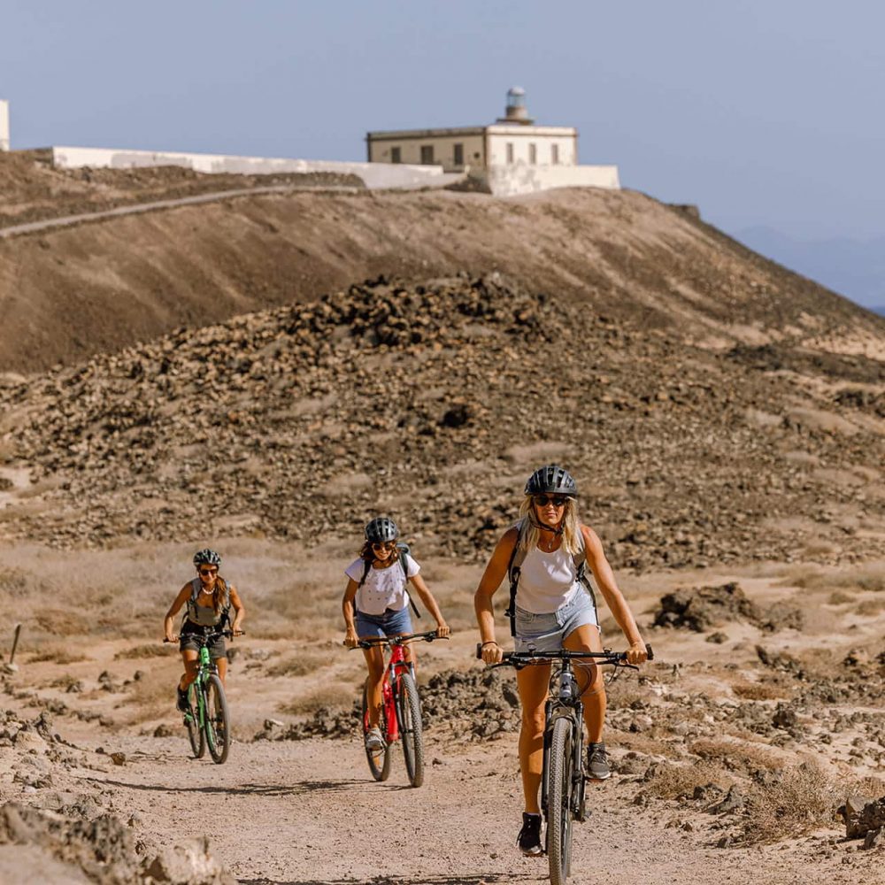 Bicicleta en Isla de Lobos