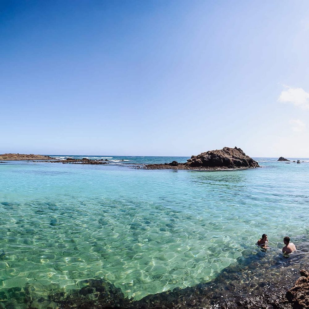 Pareja en Isla de Lobos