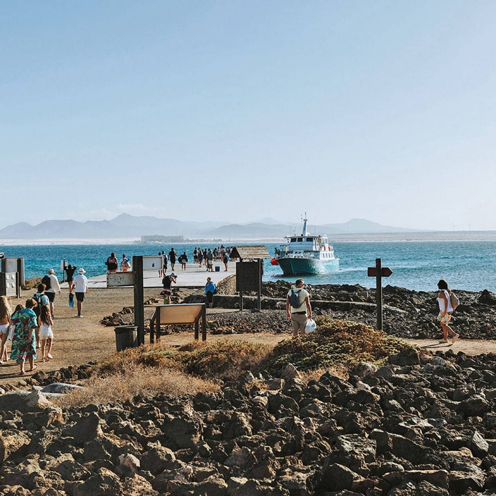 Ferry en Isla de Lobos