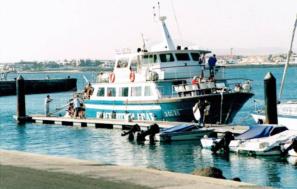 majorero ship, fuerteventura, 1990